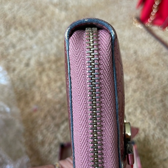 EUC, Gucci Guccissima Micro GG Patent Leather Long Wallet With Box - Picture 10 of 13